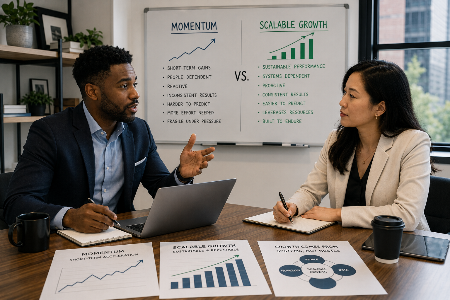 The Difference Between Momentum and Scalable Growth